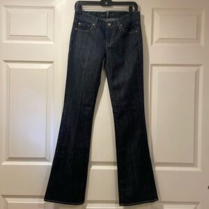 Like New Vintage 7 for All Mankind Premium Denim Bootcut Dark Blue 26